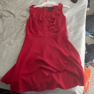 Red teeze me dress